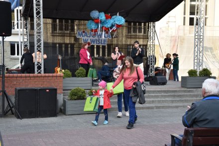 Wręczenie nagród w grze terenowej "Opowieści wiślańskie"